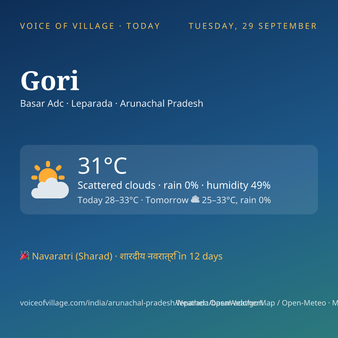 Gori today