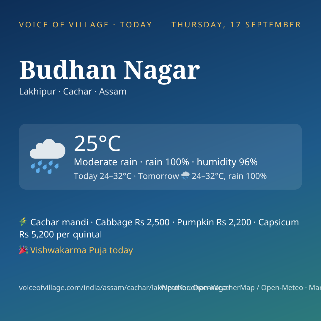 Budhan Nagar today