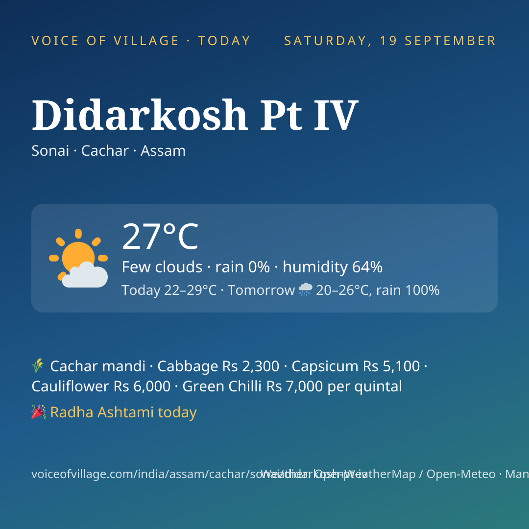 Didarkosh Pt IV today
