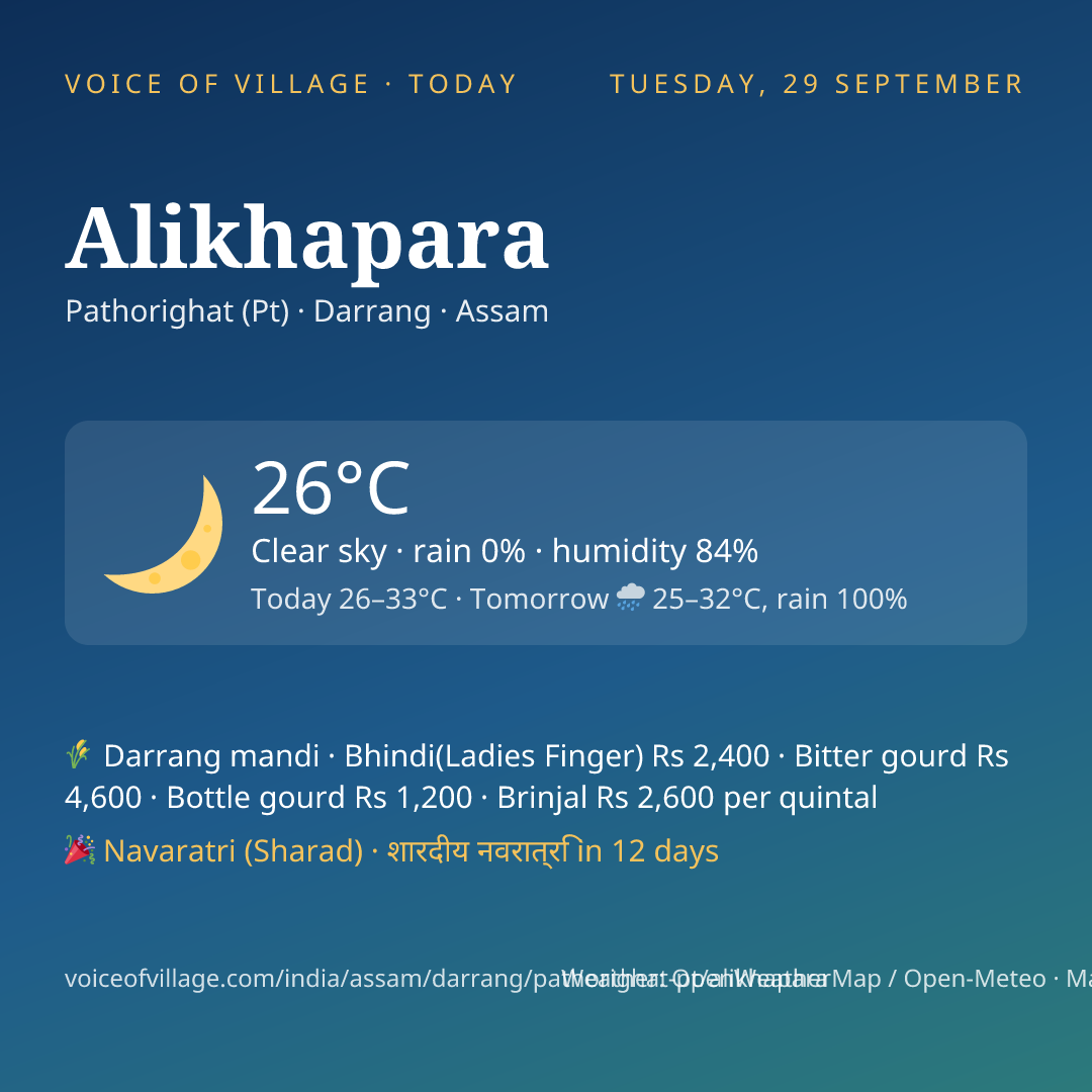 Alikhapara today