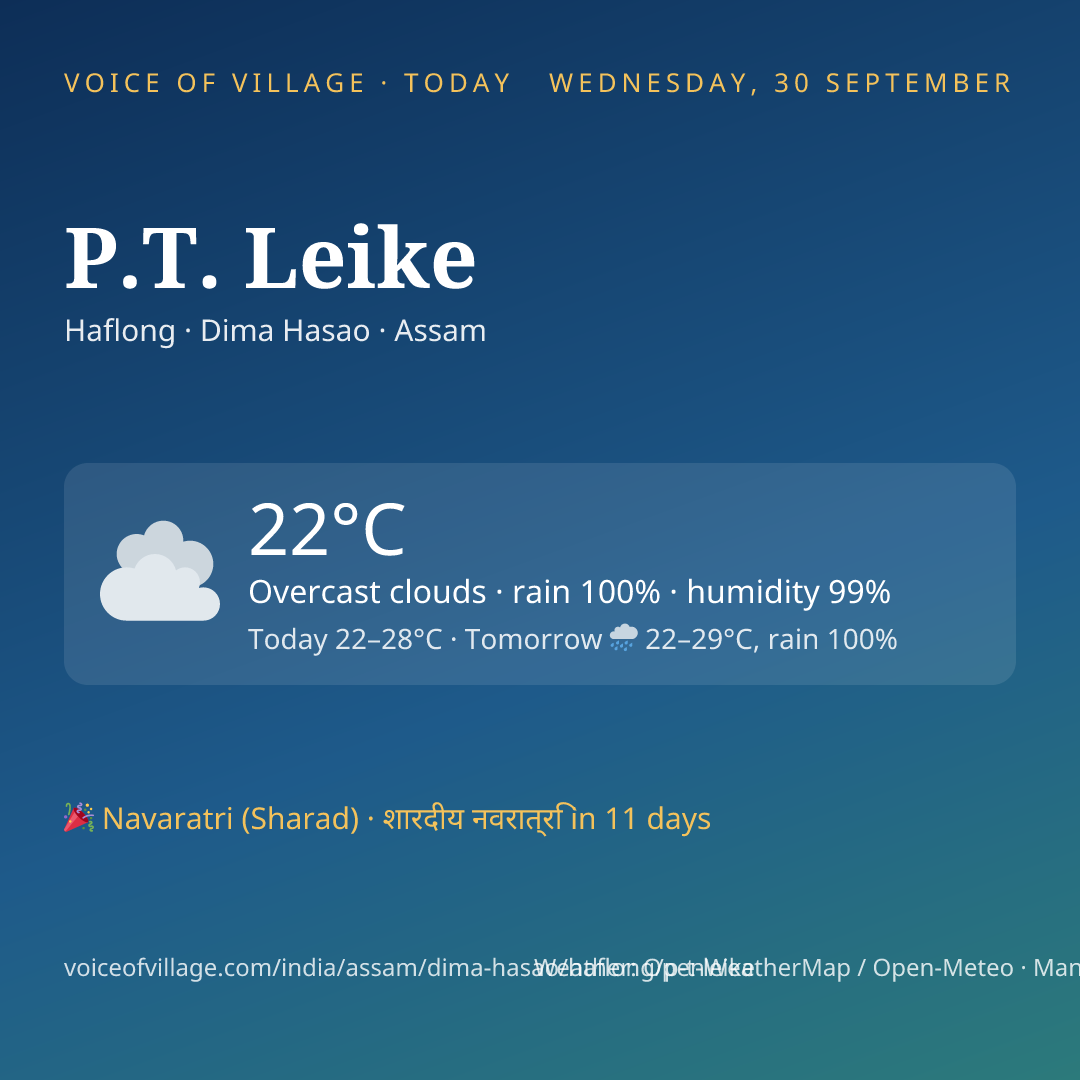 P.T. Leike today