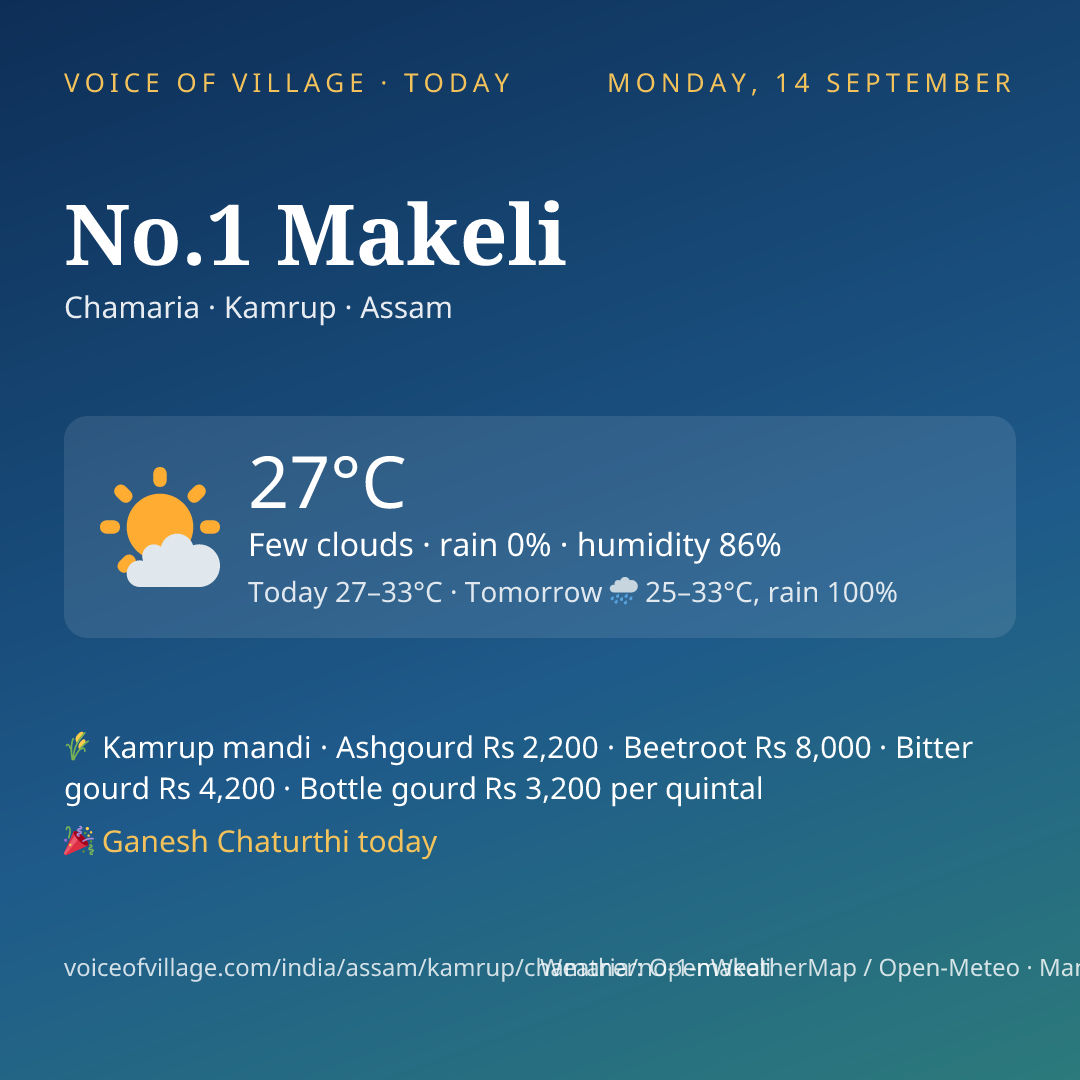 No.1 Makeli today