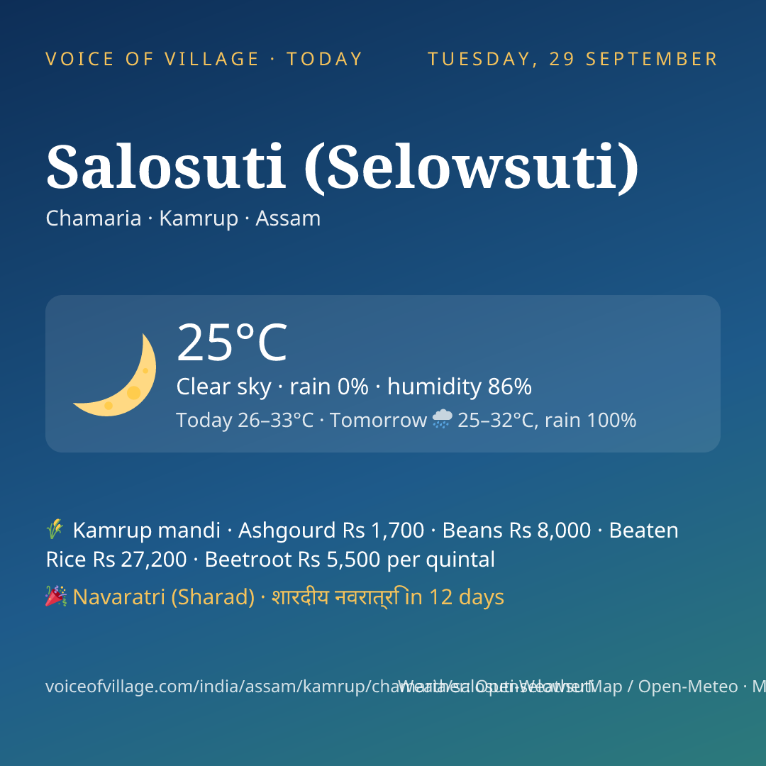 Salosuti (Selowsuti) today