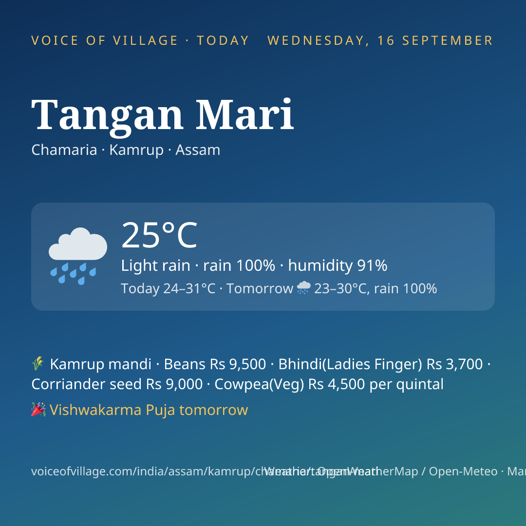 Tangan Mari today