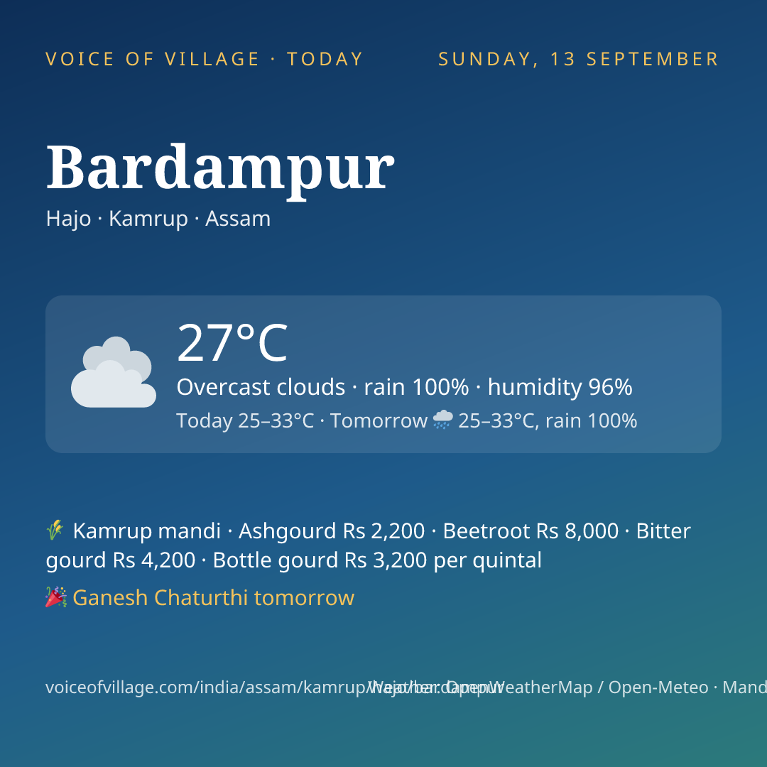 Bardampur today
