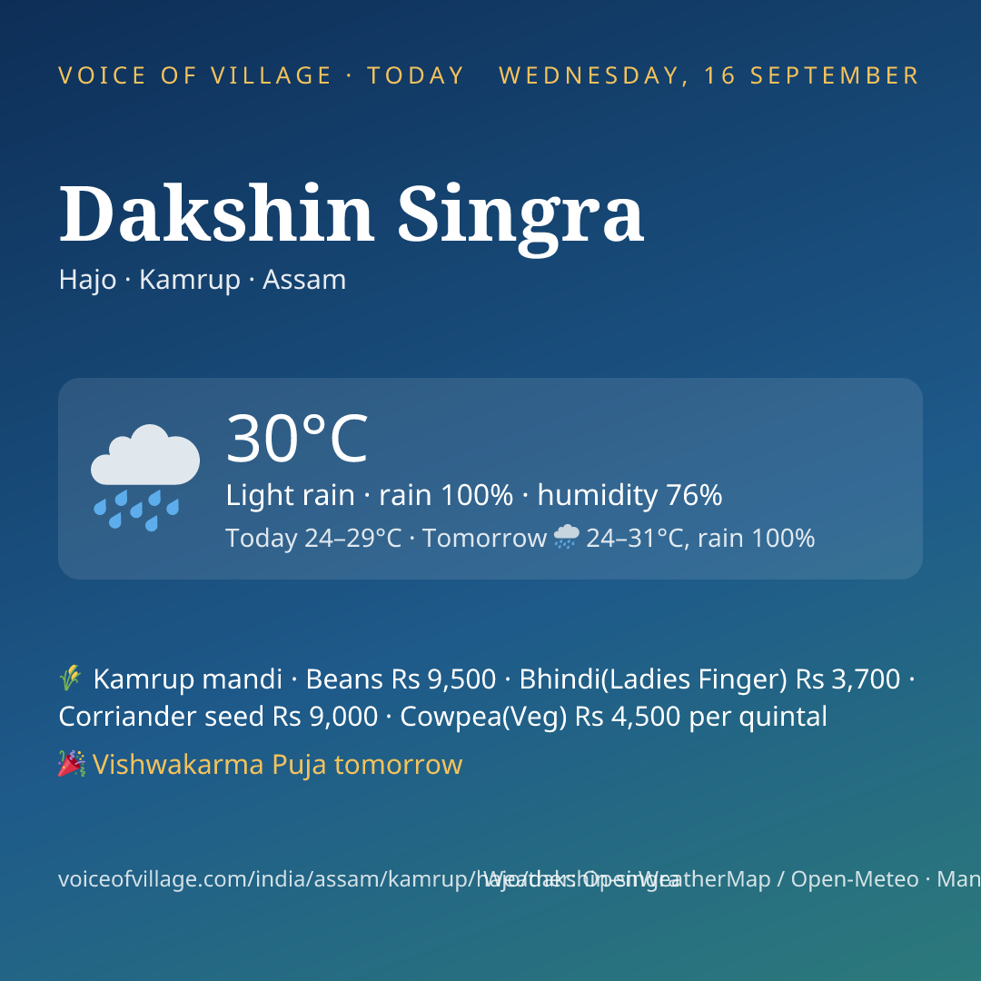 Dakshin Singra today