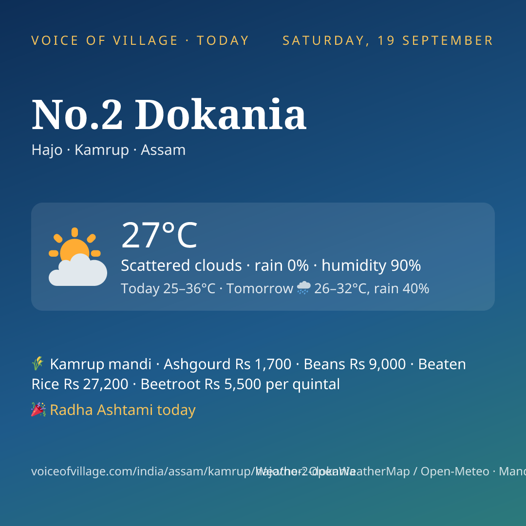 No.2 Dokania today