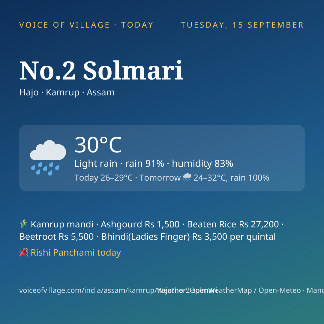 No.2 Solmari today