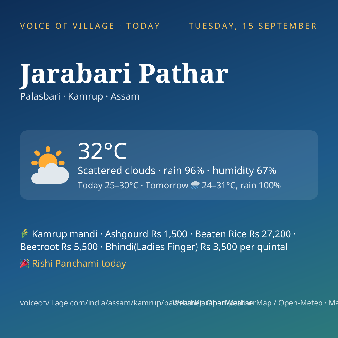 Jarabari Pathar today
