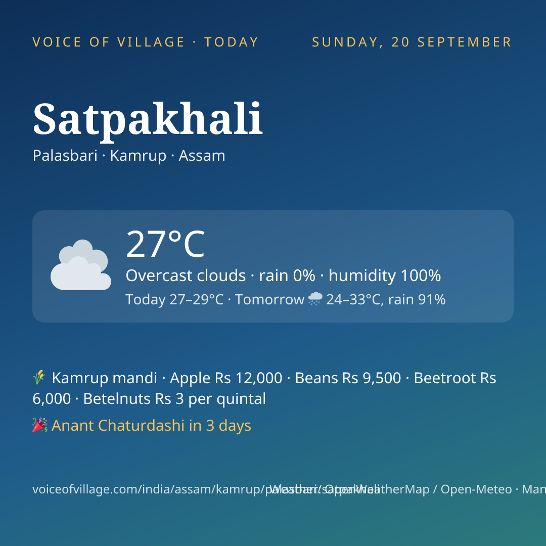Satpakhali today