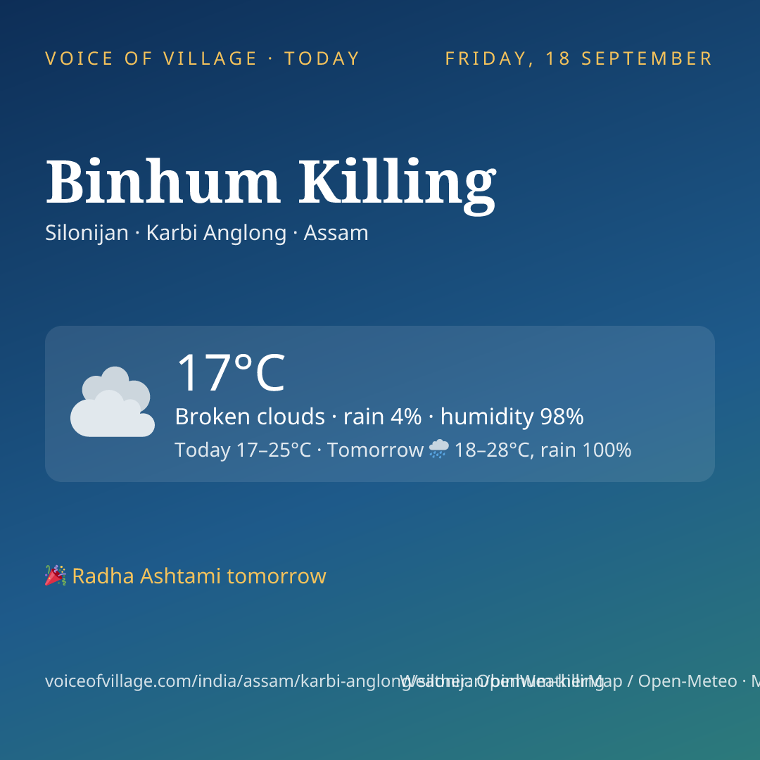 Binhum Killing today