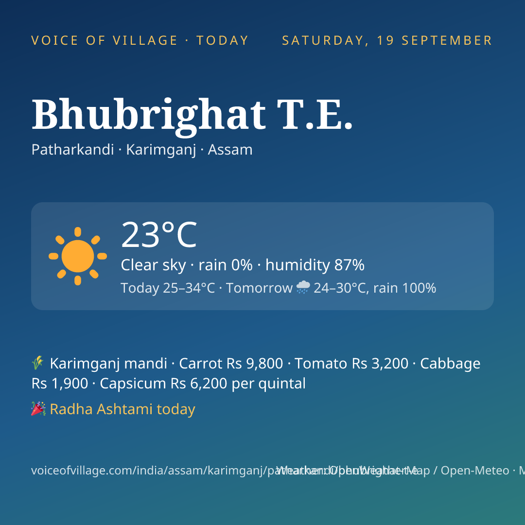 Bhubrighat T.E. today