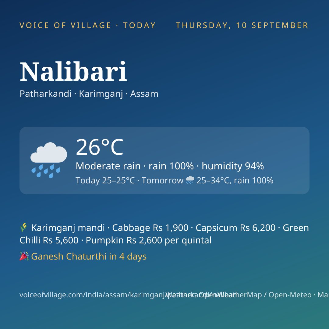 Nalibari today