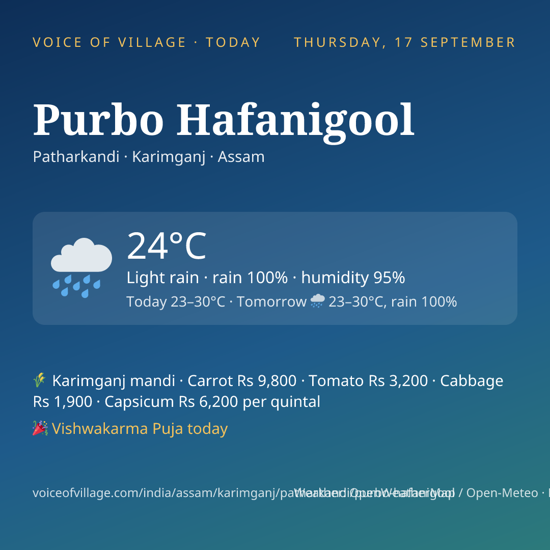 Purbo Hafanigool today