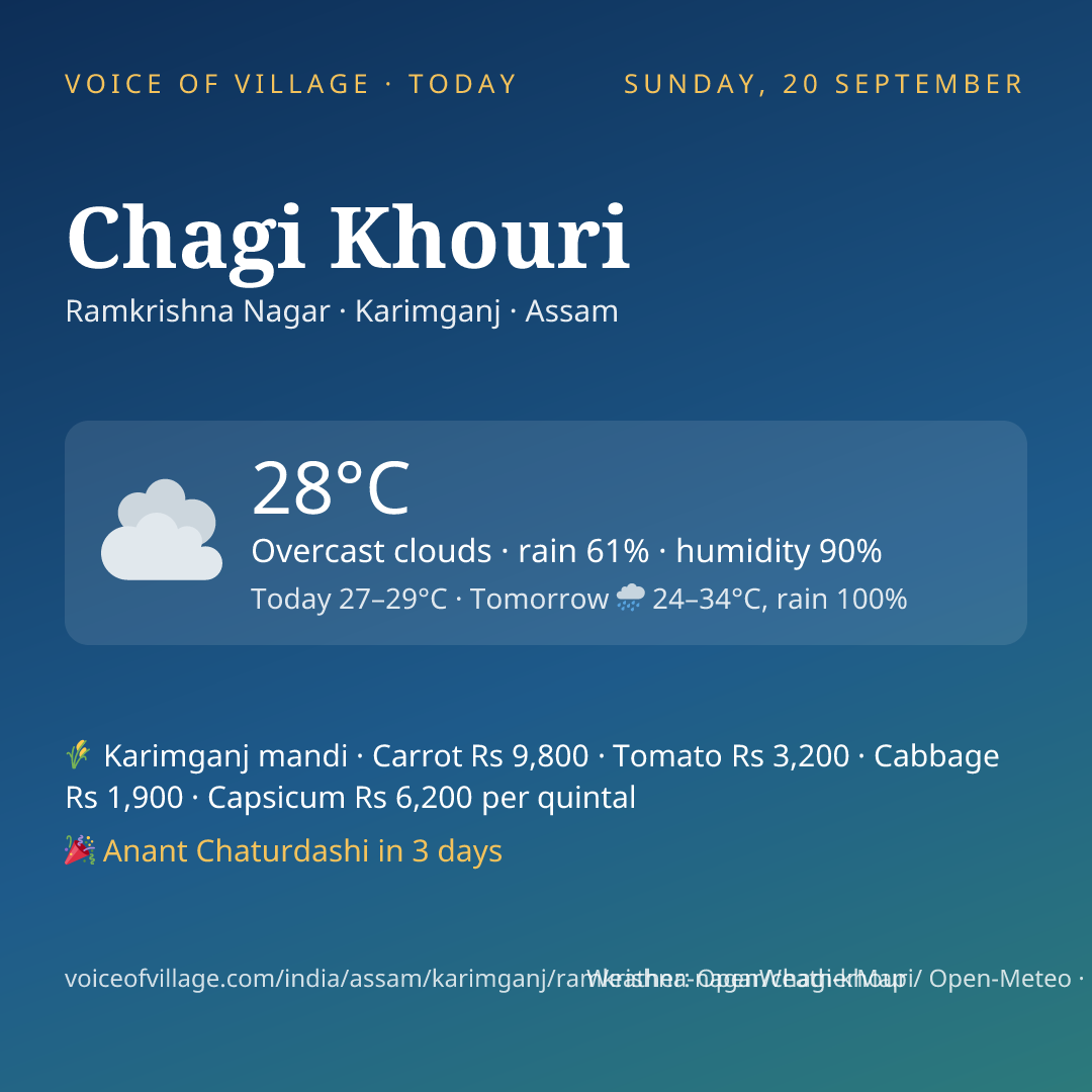 Chagi Khouri today