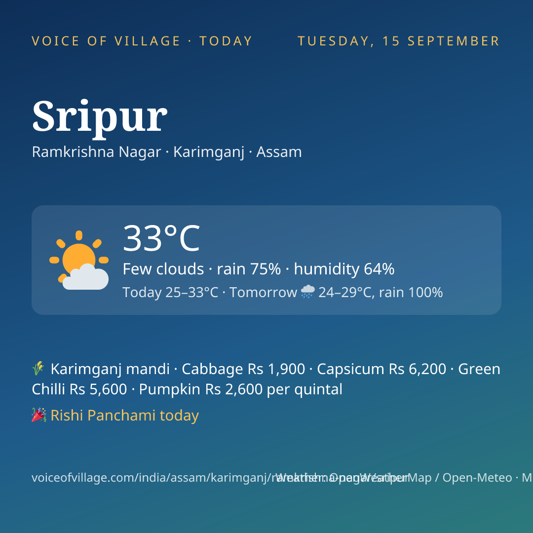 Sripur today