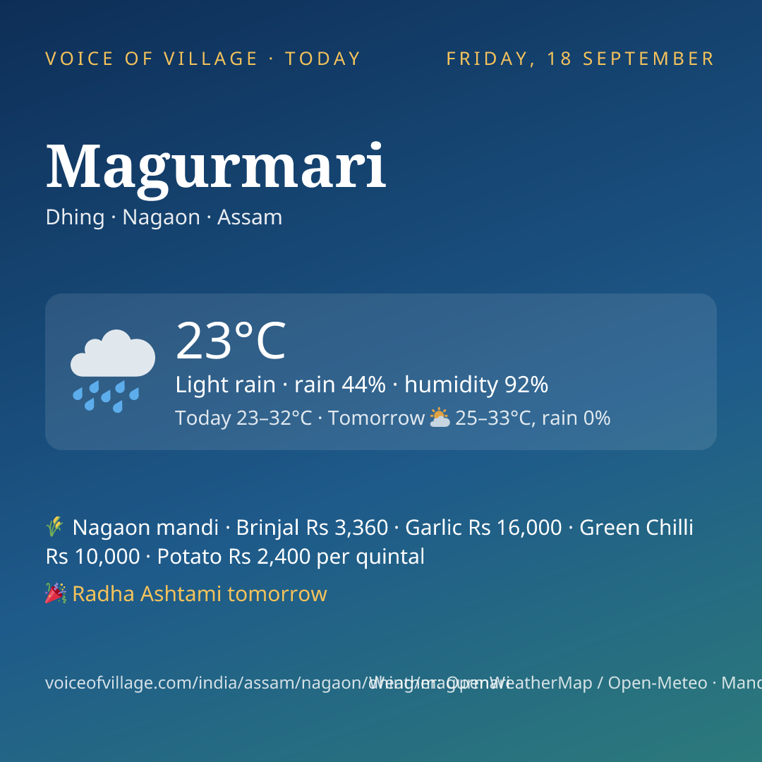 Magurmari today