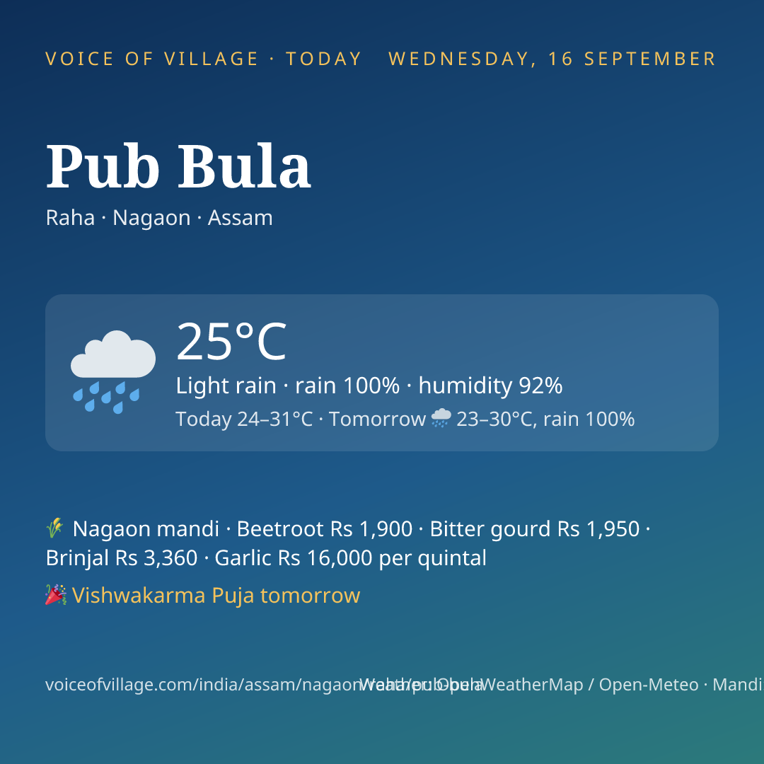 Pub Bula today