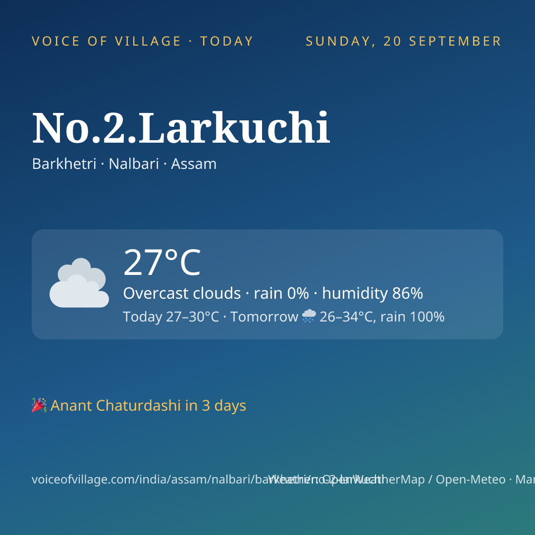 No.2.Larkuchi today