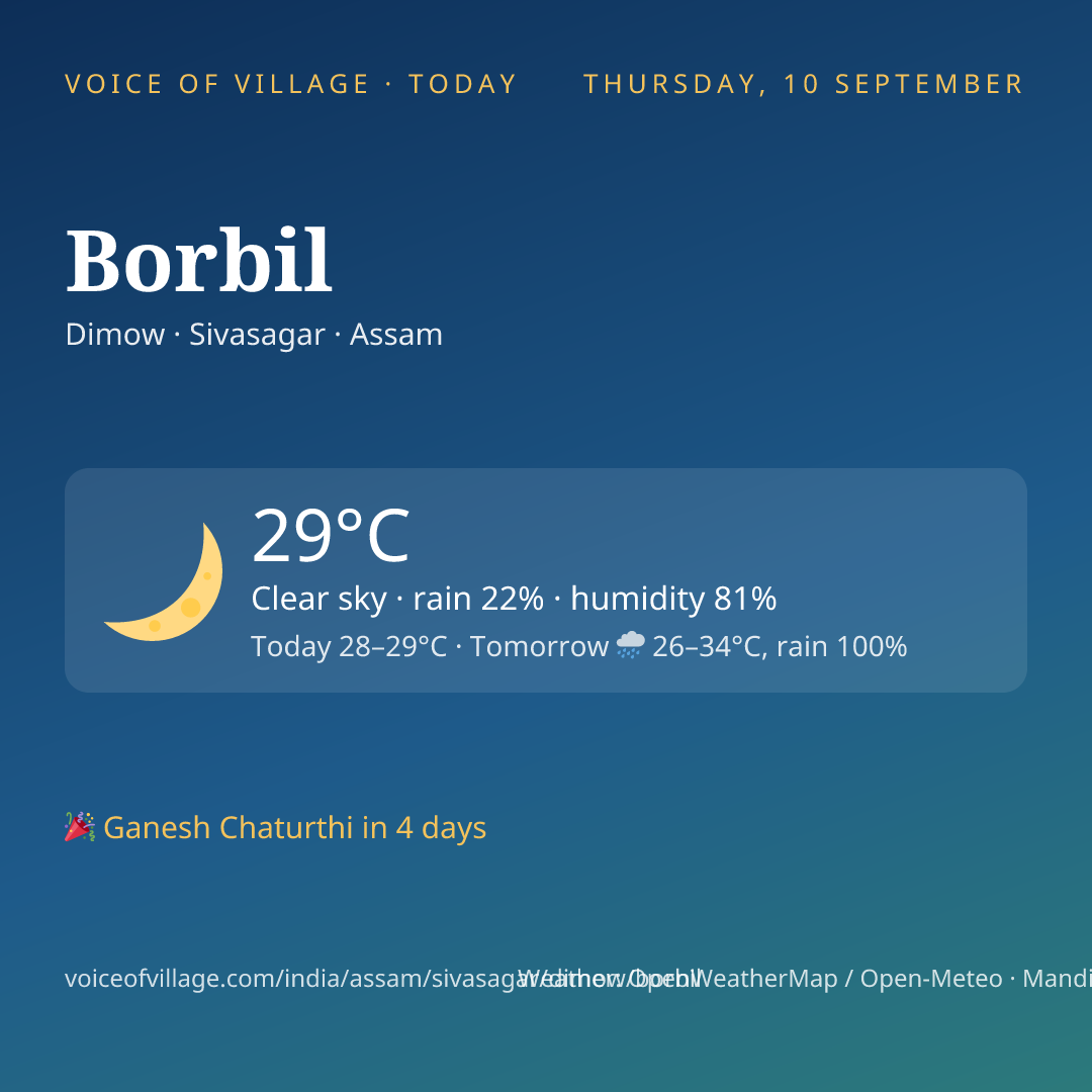 Borbil today