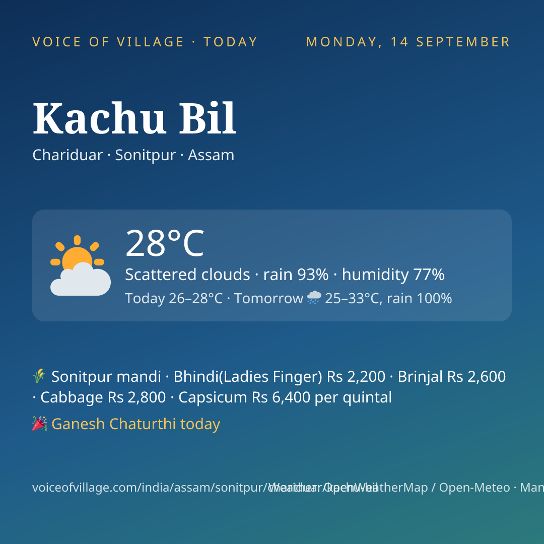 Kachu Bil today