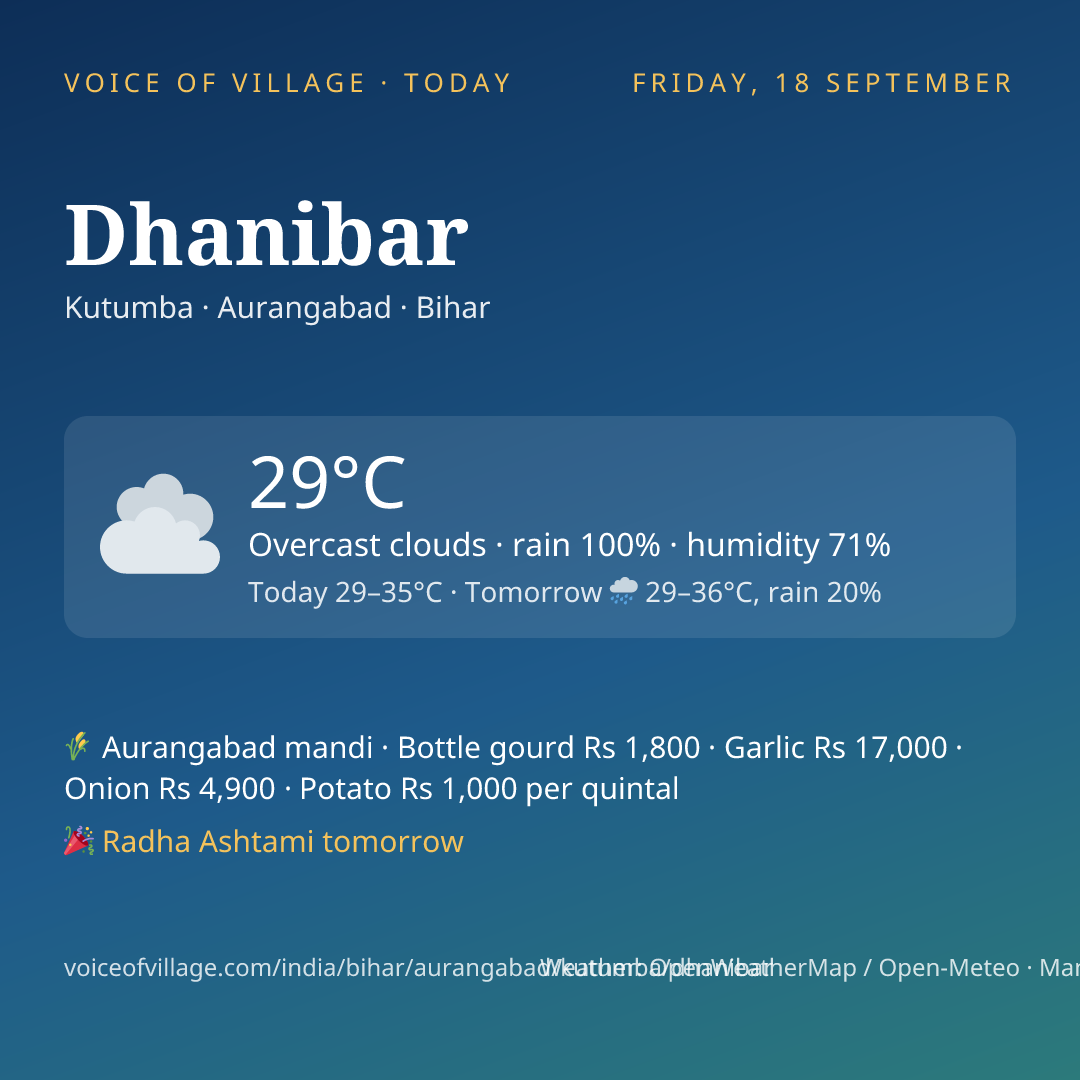 Dhanibar today