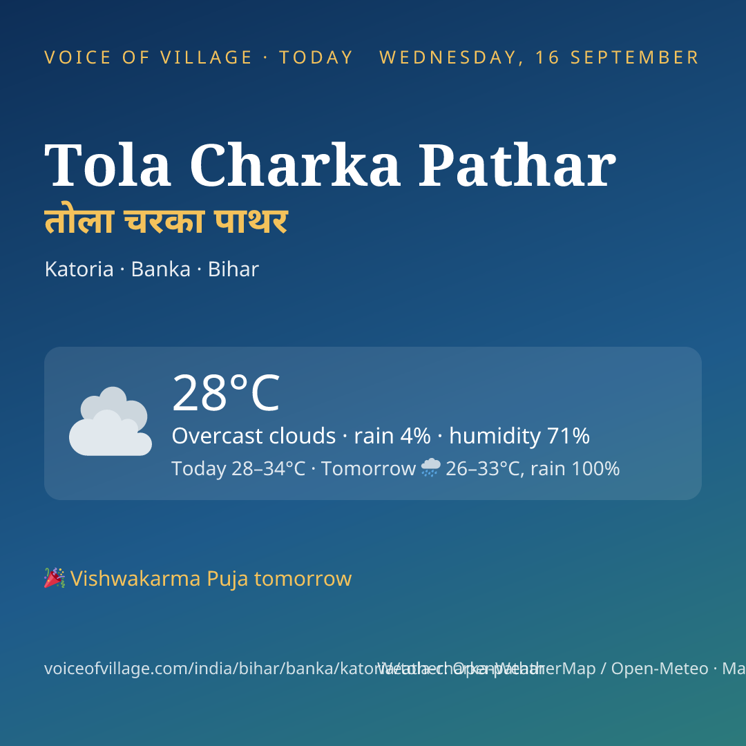 Tola Charka Pathar today