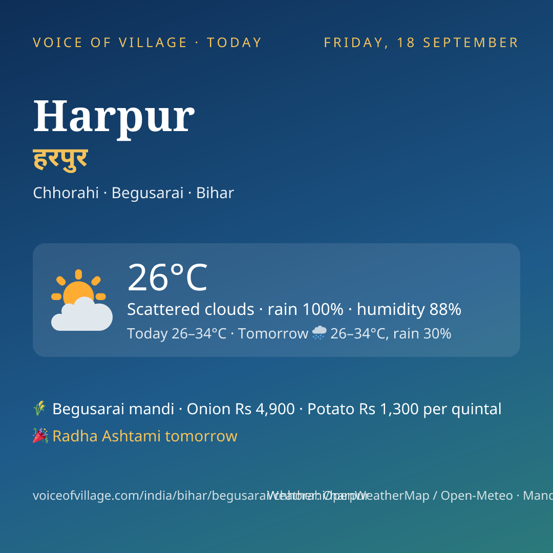 Harpur today