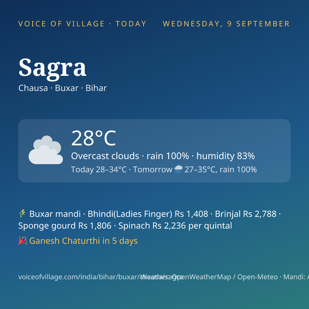 Sagra today