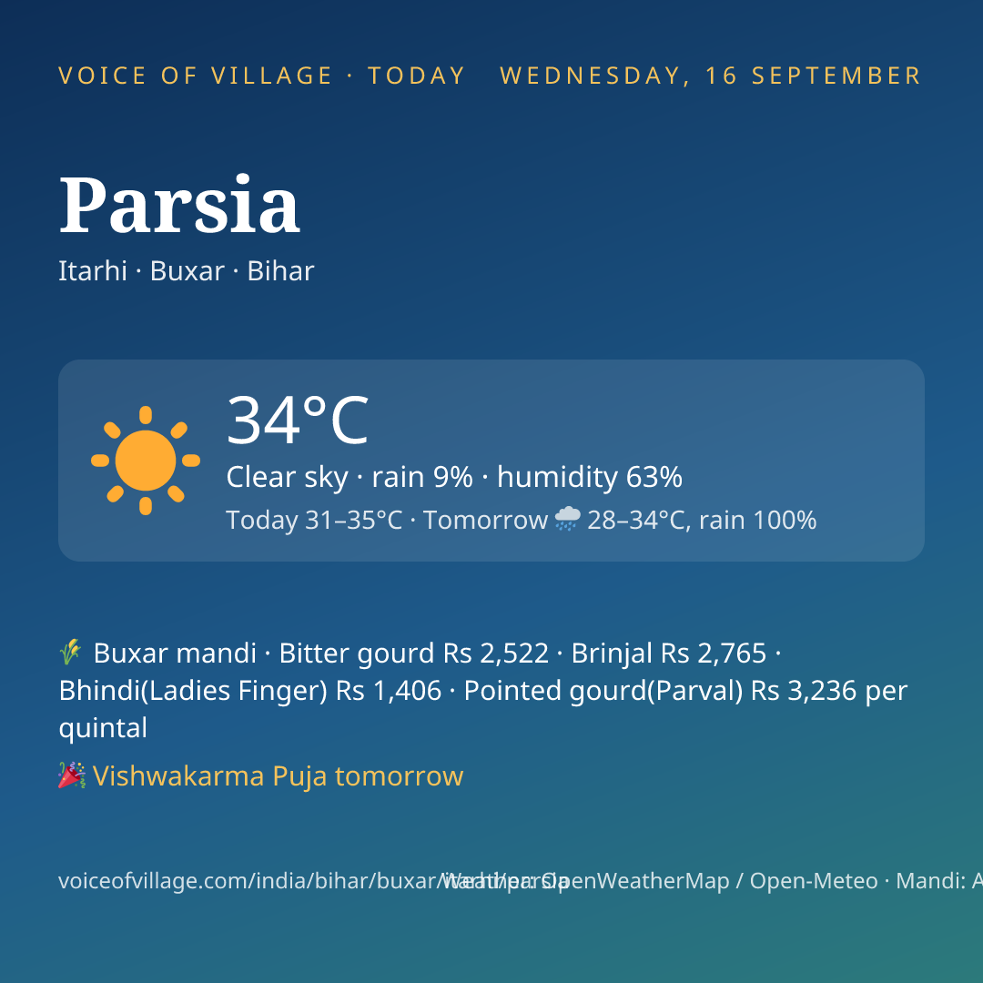 Parsia today