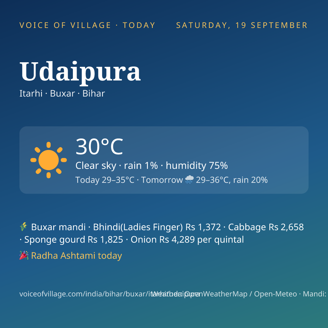 Udaipura today