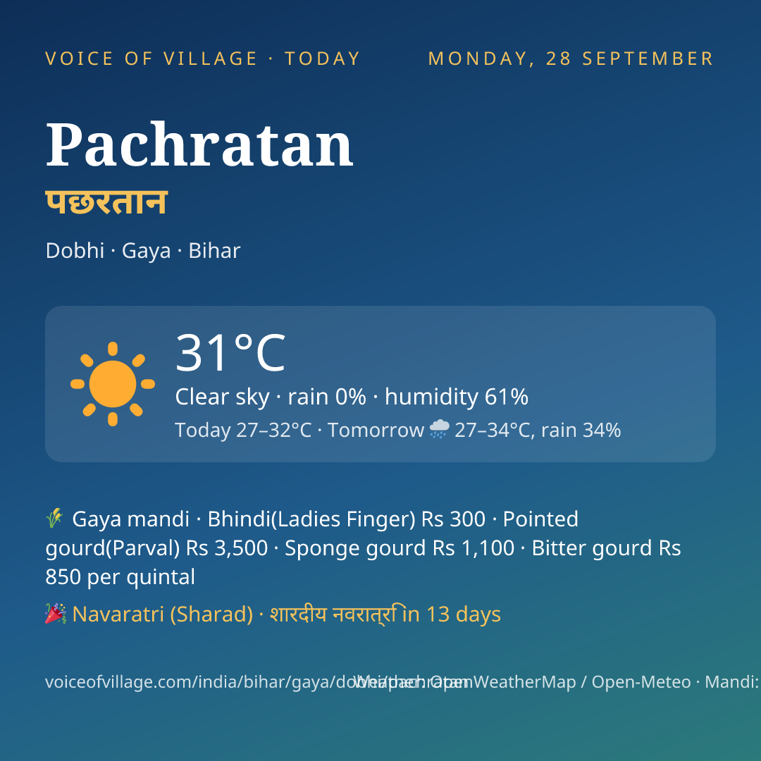 Pachratan today