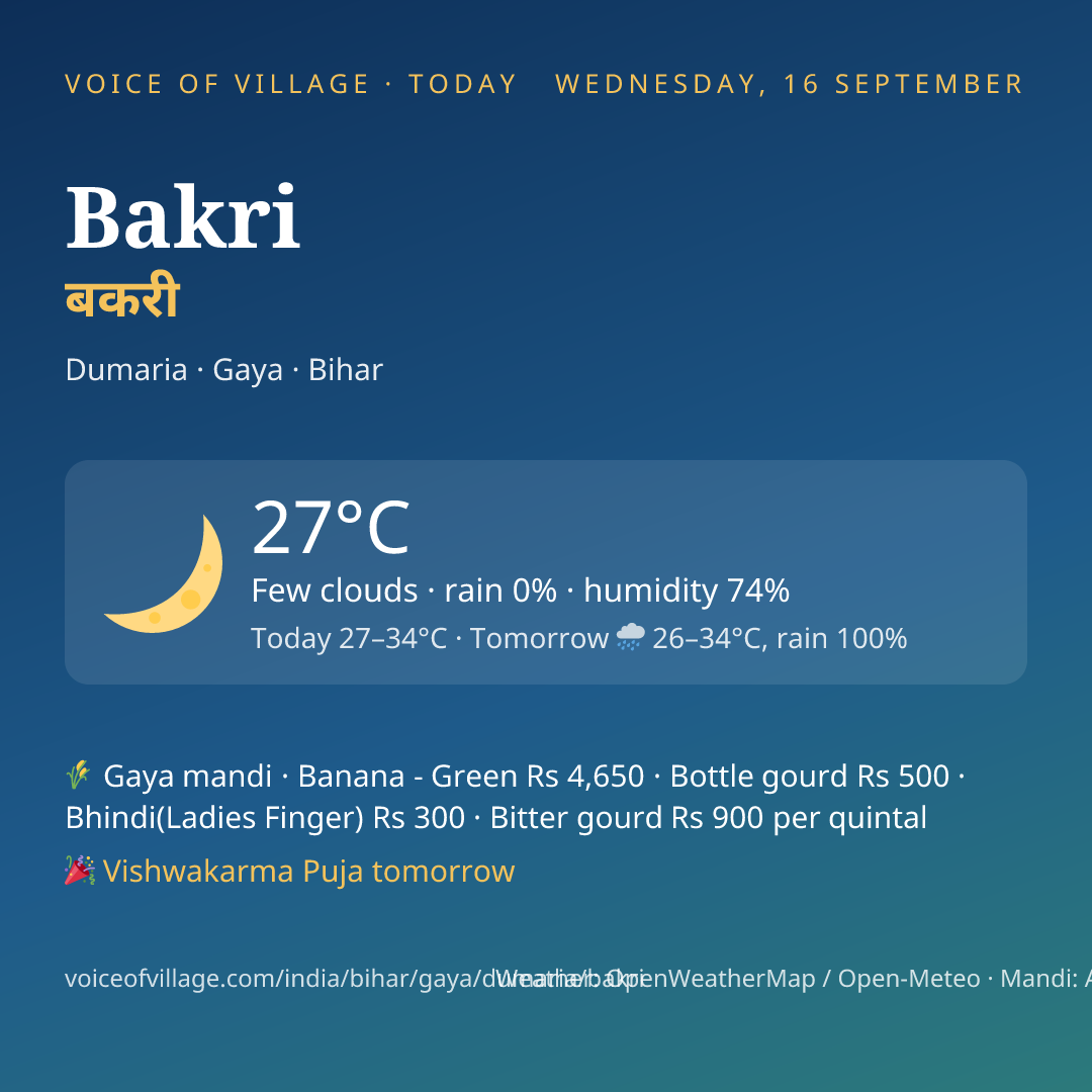 Bakri today