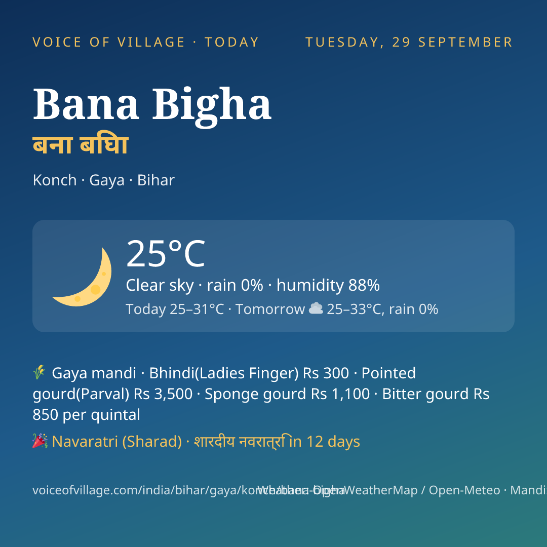 Bana Bigha today