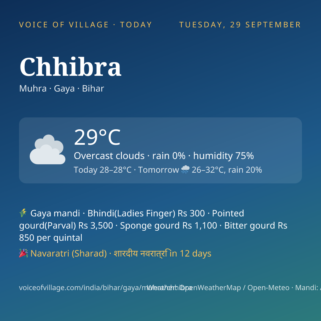 Chhibra today