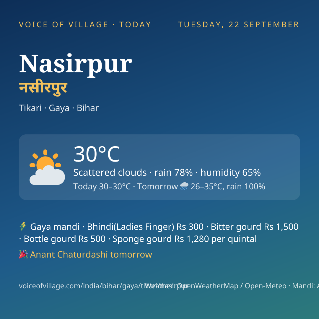 Nasirpur today