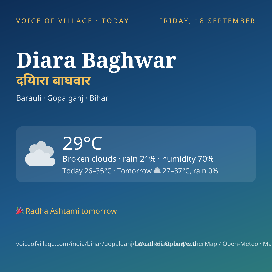 Diara Baghwar today
