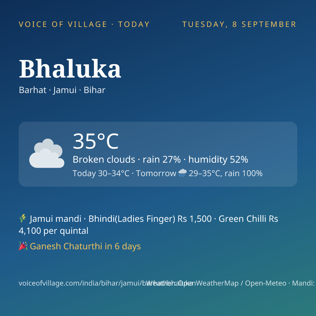 Bhaluka today