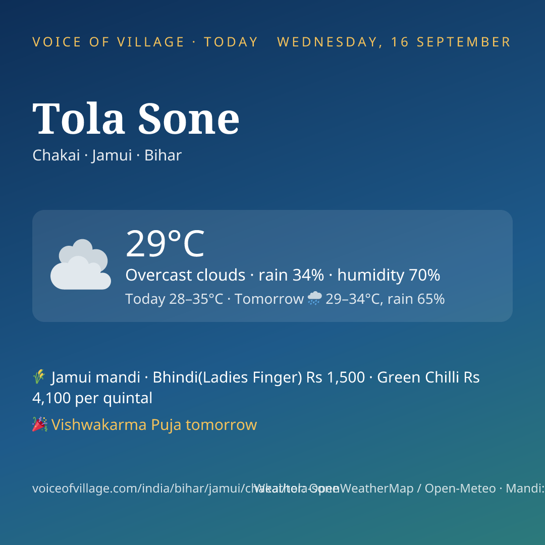 Tola Sone today