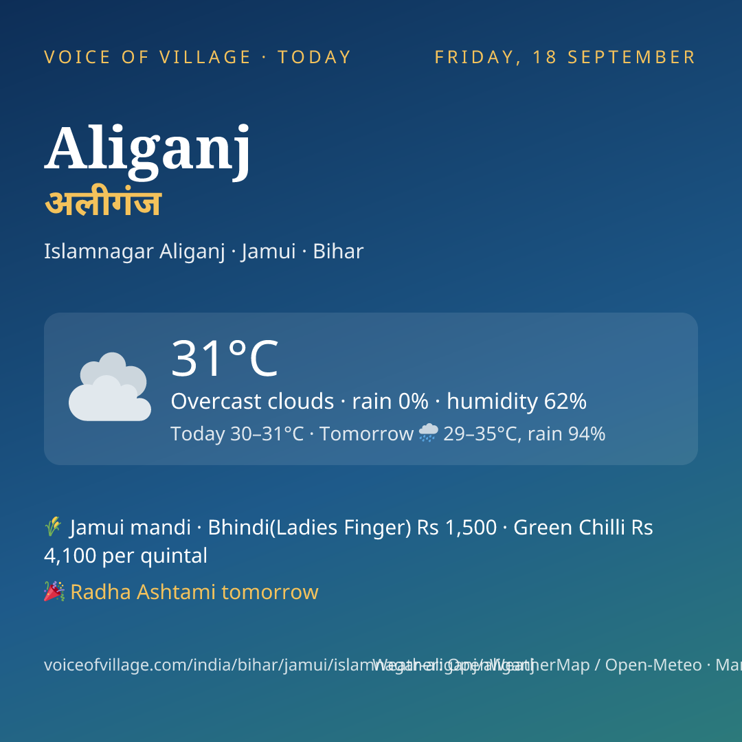 Aliganj today