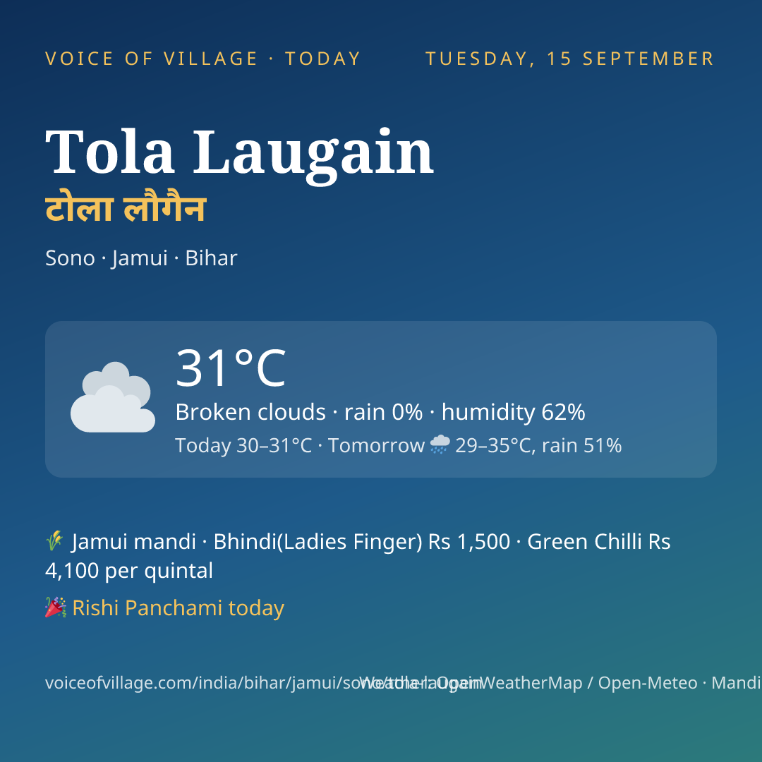 Tola Laugain today