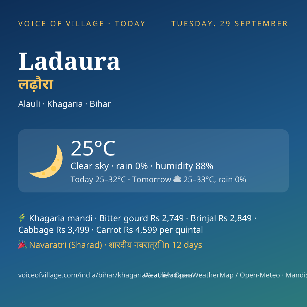 Ladaura today