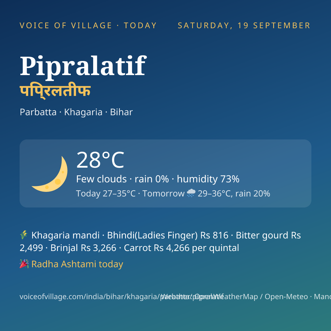 Pipralatif today