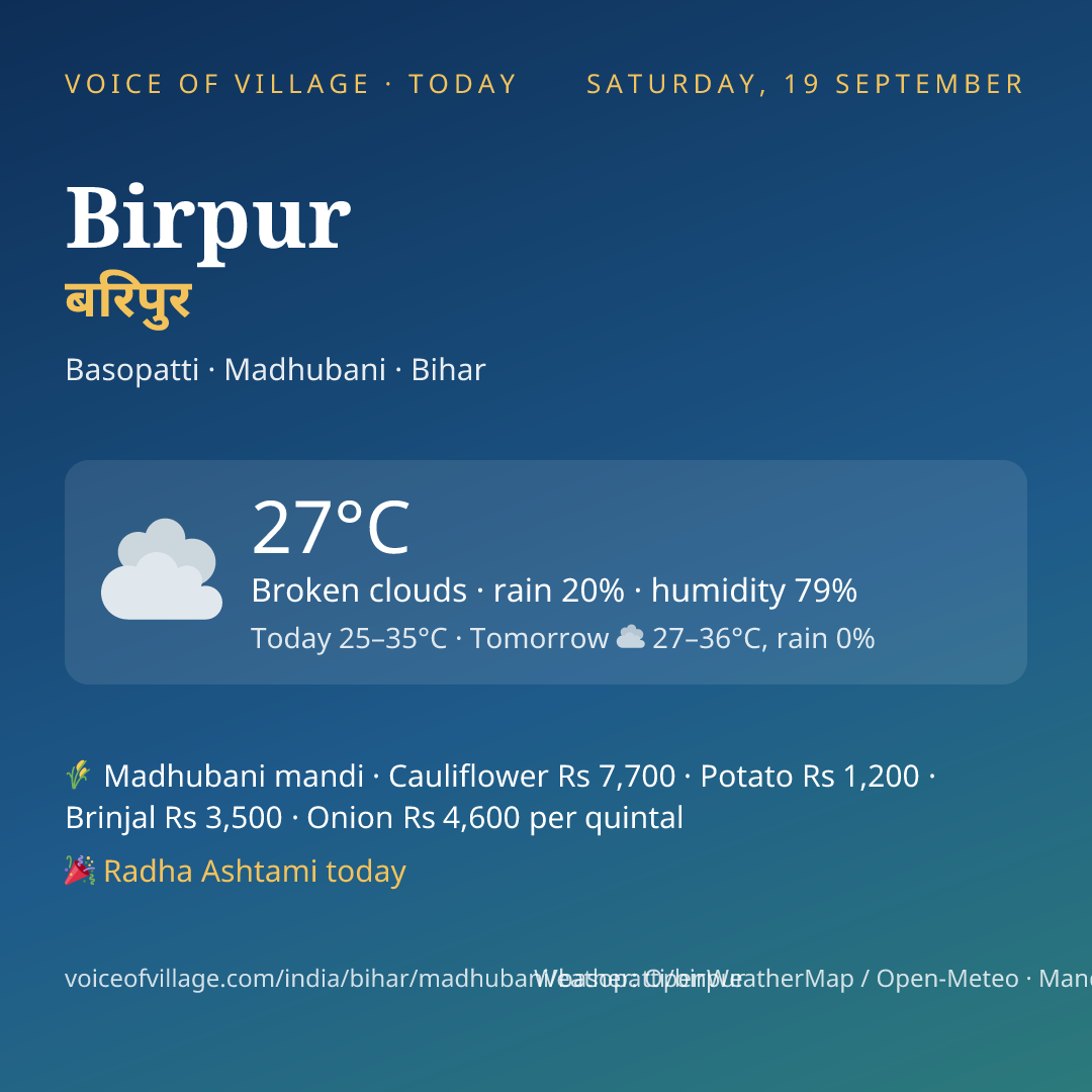 Birpur today