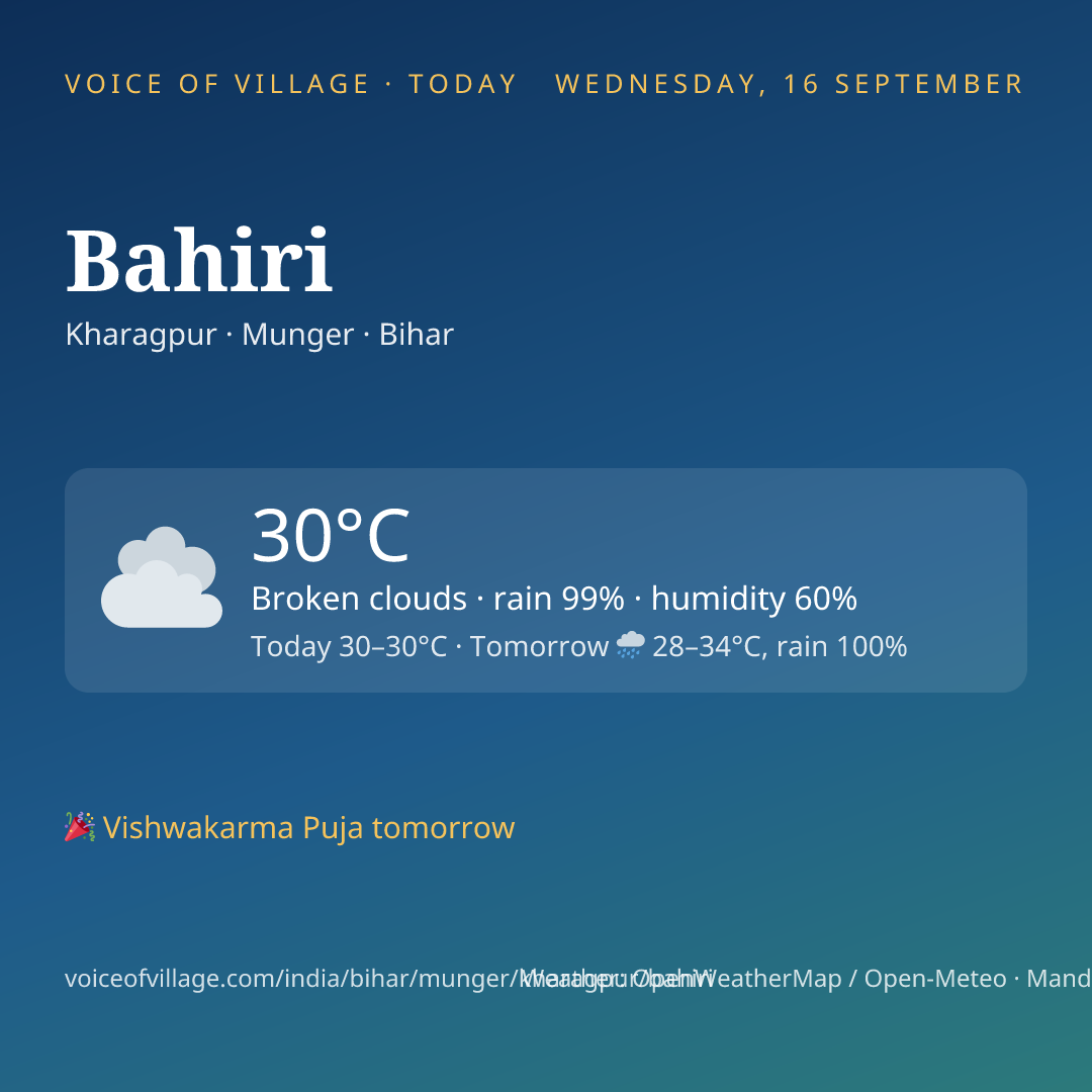 Bahiri today