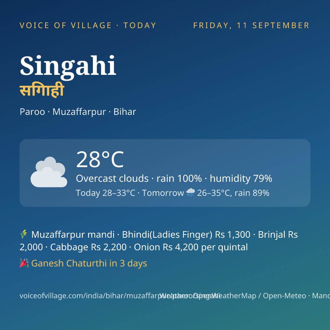 Singahi today