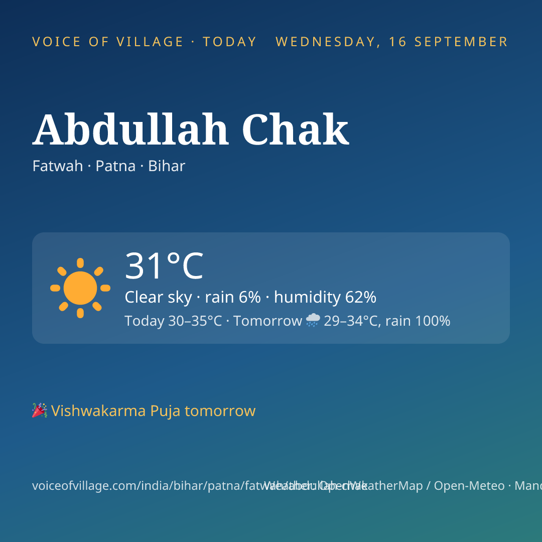 Abdullah Chak today