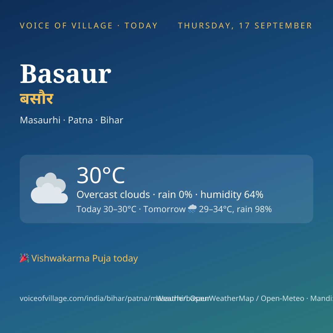 Basaur today