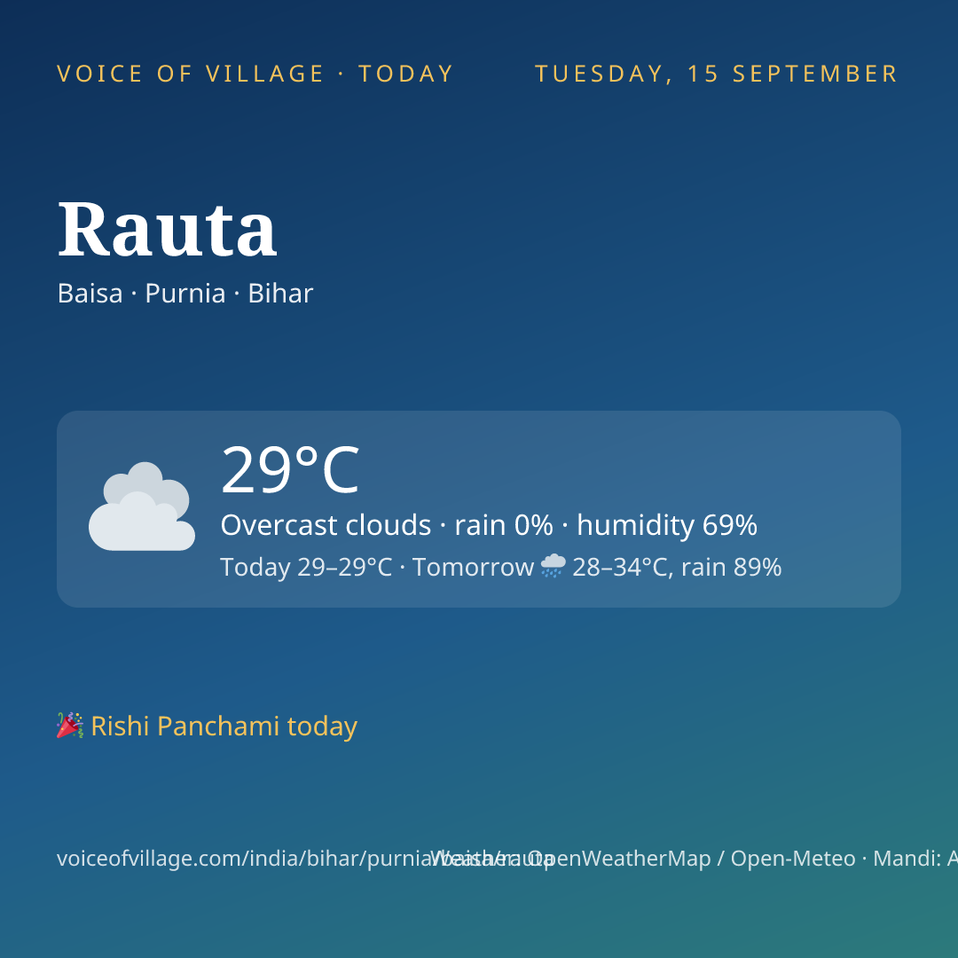 Rauta today