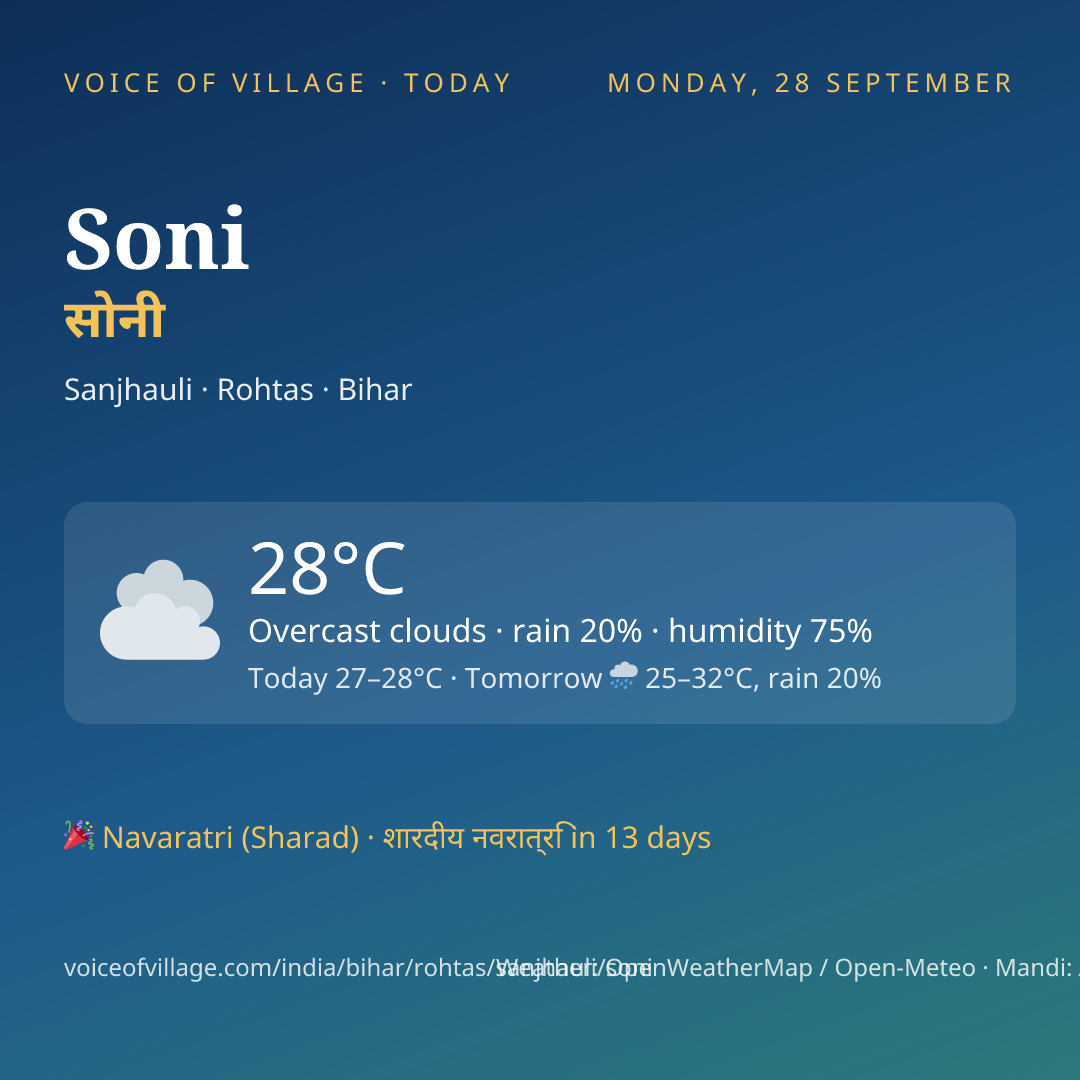 Soni today